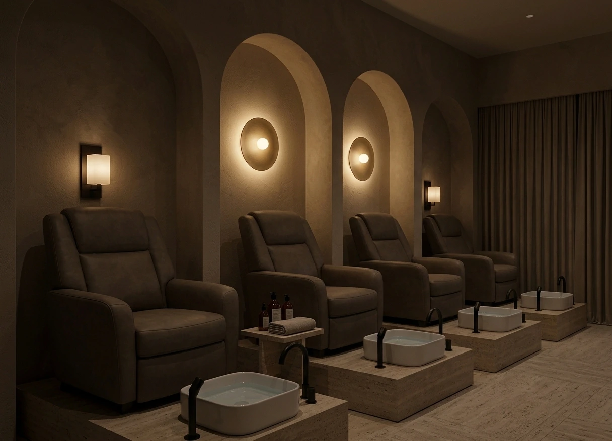Pedicure area